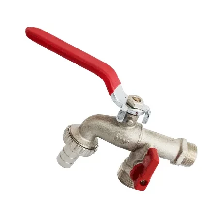 Кран для поливу 1/2" 2 вих. ниж. 3/4" KARRO (KR 12014) {80/8}, фото 1