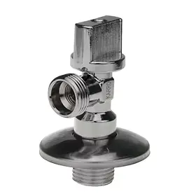 Кран прилад. кут. 1/2"*1/2" лат.куля, відбивач KARRO (KR-5001) {1}