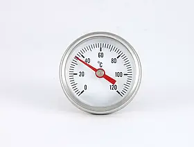 Термометр фронтальний 1/2" Ø50 0-120С KARRO (KR 1039)