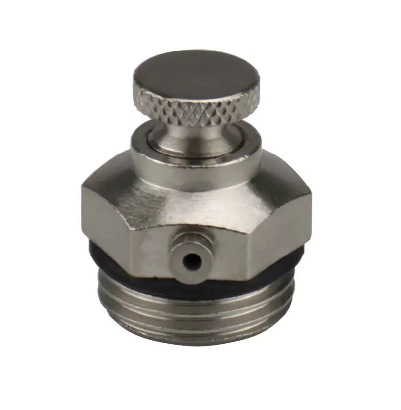 Кран Маєвського з мет. ручкою 1/2" нік. KARRO (KR85010) {50}, фото 1