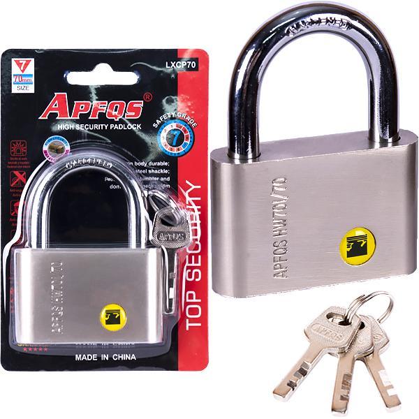 Замок навісний APFQS матовий 70мм Набір 2шт