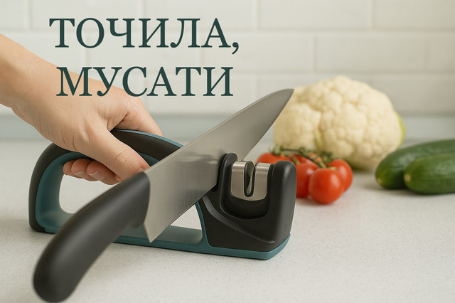Точилки та мусати для ножів