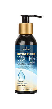Густа змазка Sensuva Ultra-Thick Water-Based (125 мл) на водній основі, без гліцерину та парабенів Bomba💣