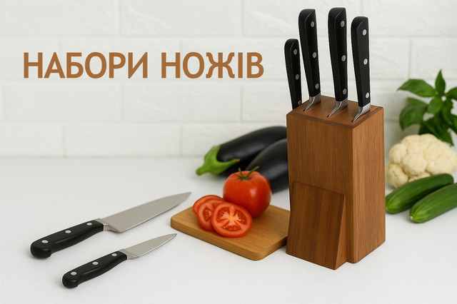 Набори кухонних ножів