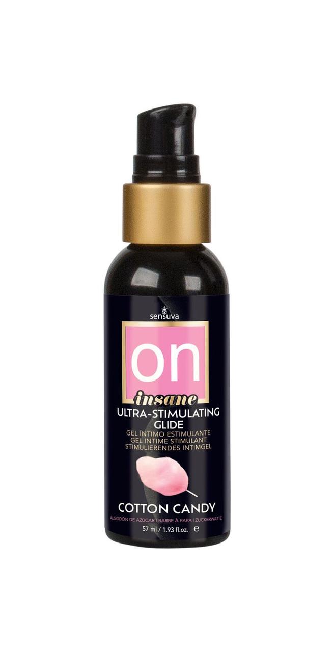 Збуджувальна змазка на гібридній основі Sensuva Ultra-Stimulating On Insane Cotton Candy (57 мл) Bomba💣, фото 1