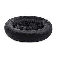 Лежак для собак та котів Природа "Tommy" 50*50*10 см чорний