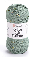 Cotton Gold Paillettes YarnArt-7113 м'ята