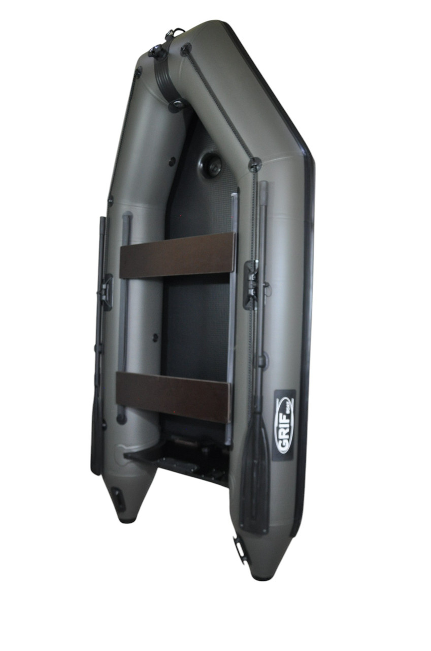 Лодка пвх надувная двухместная, килевая под мотор Grif boat GM-300K(AD)., фото 1