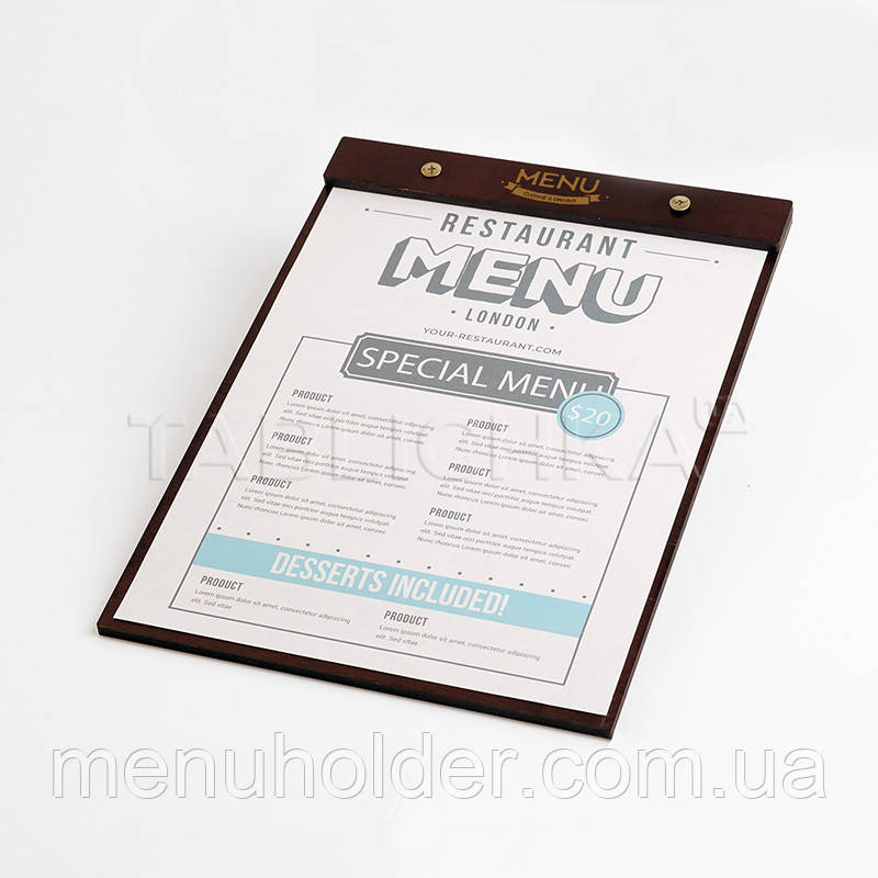 Планшет під меню з фанери