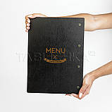 Папка планшет А4 для меню, фото 4