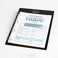 Дерев'яний планшет меню А4