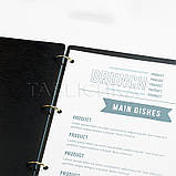 Дерев'яна обкладинка для меню, фото 3