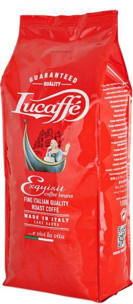 Кава в зернах Lucaffe Exquisit 1кг Італія преміум кави Люкафе насичений аромат з нотками какао, фото 1