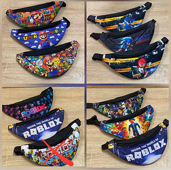 Бананка дитяча 30*15 на блискавці принт в різних варіантах Panda