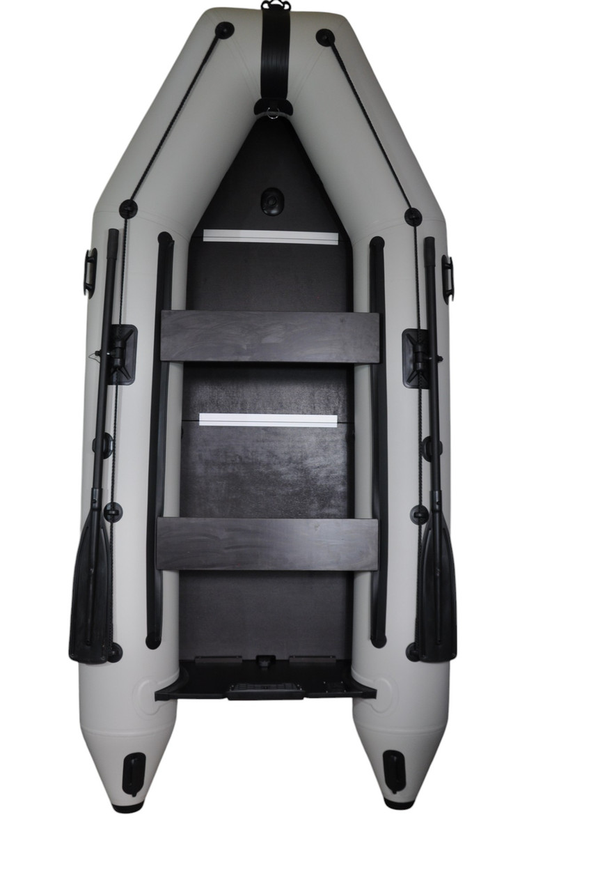 Лодка пвх надувная двухместная, килевая под мотор Grif boat GM-300КF