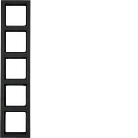 Рамка 5X Антрацит – Berker Q.3