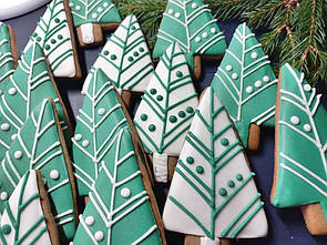 Розписний пряник "Ялинка"