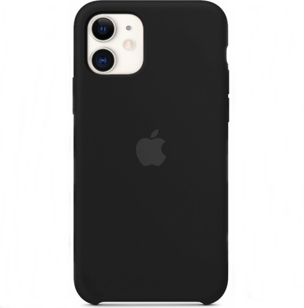 Чохол для iPhone 12 Mini — Силіконовий із мікрофіброю, Black (18)