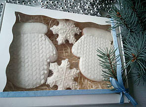 Набір пряників рукавиці та сніжинки