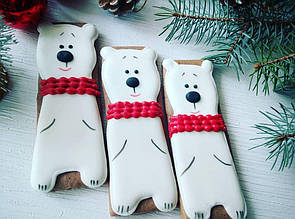 Пряник святкові ведмедики