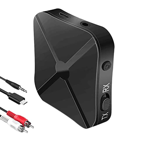 Адаптер Bluetooth 4.2 KN319 RX TX 3,5 мм передавач приймач 3.5 мм бездротовий стерео аудіо адаптер