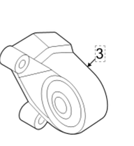 Опора заднього двигуна ліва Nissan Ariya (22-) 55470-5MP2A, фото 6