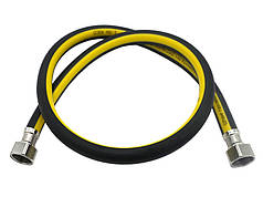 Шланг для газу гумовий чорний 1/2" ВВ довжина= 2,5 м Asco®