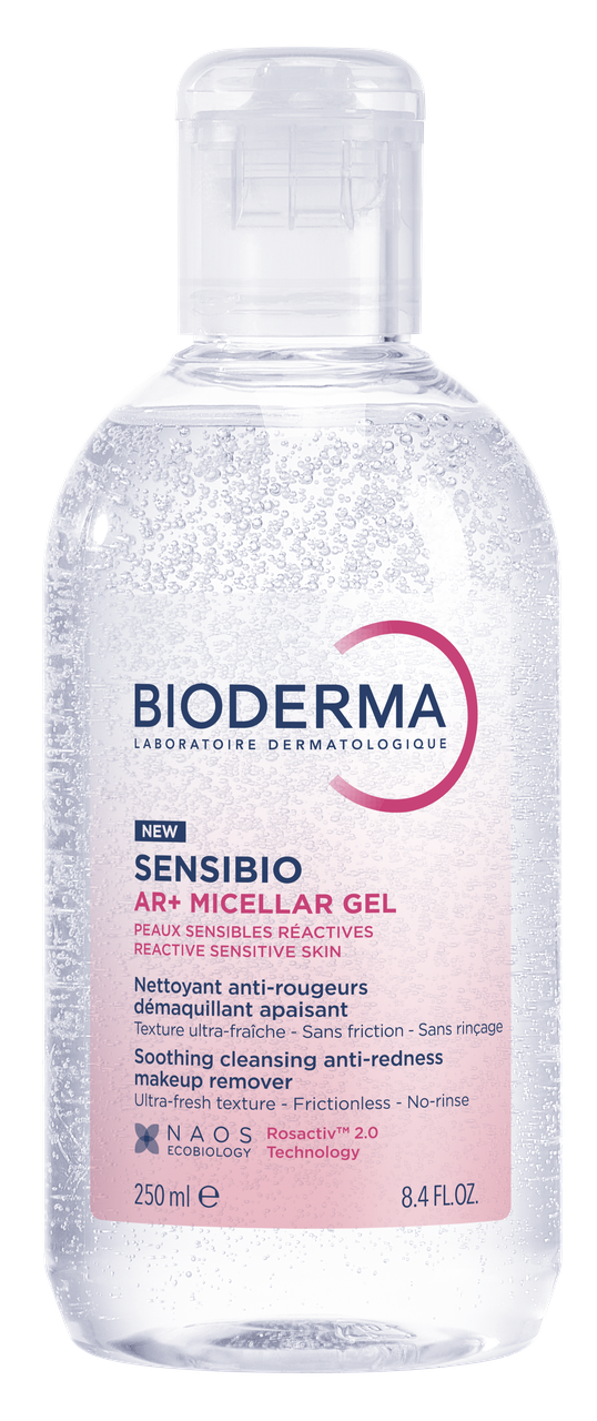 Біодерма Сенсібіо Міцелярний гель для чутливої шкіри Bioderma Sensibio AR+ Micellar Gel 250 мл