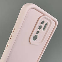 Чохол для Xiaomi Redmi 9 силіконовий чохол з великими бортиками на телефон сяомі редмі 9 рожевий n5v, фото 4