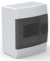 Щиток для автоматів зовнішній на 4 автомати Horoz Electric білий