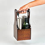 Органайзер для сервірування переносний 150х320х150 мм, фото 3