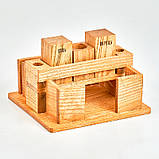 Набір для спецій, серветок та зубочисток (дерево ясен) 215х135х185 мм, фото 2