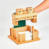 Набір для спецій, серветок та зубочисток (дерево ясен) 215х135х185 мм, фото 3