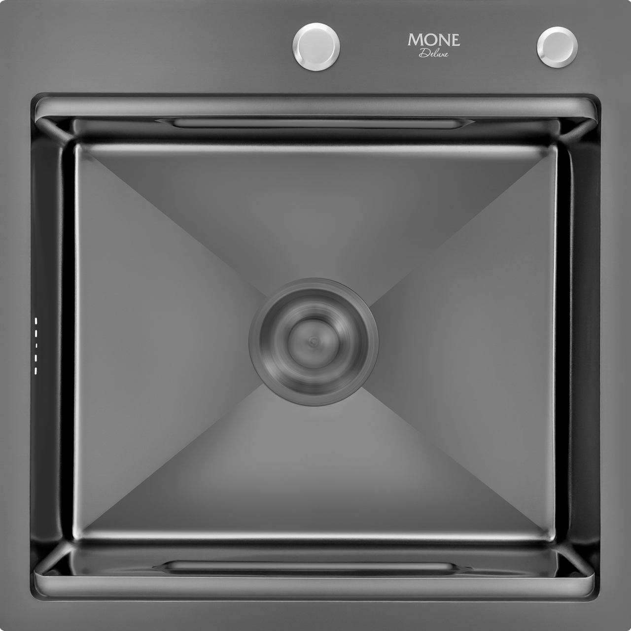 Мийка Handmade MONE Delux 5050 (3.0/1/220) Black з отвором 4 в 1