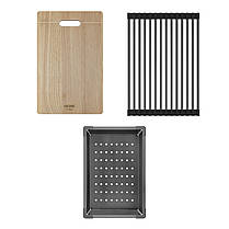 Мийка Handmade MONE Delux 5050 (3.0/1/220) Black з отвором 4 в 1, фото 2