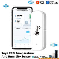 Розумний Wi-Fi датчик температури та вологості для дому дистанційний моніторинг автоматизація цифровий термометр розумний будинок