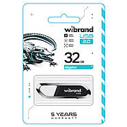 Флеш-накопичувач Wibrand USB 2.0 Aligator 32Gb Black, фото 3