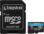 Карта пам'яті microSDXC (UHS-1 U3) Kingston Canvas Go Plus 128Gb class 10 A2 V30 (R170MB/s, W90MB/s) (adapter SD), фото 4