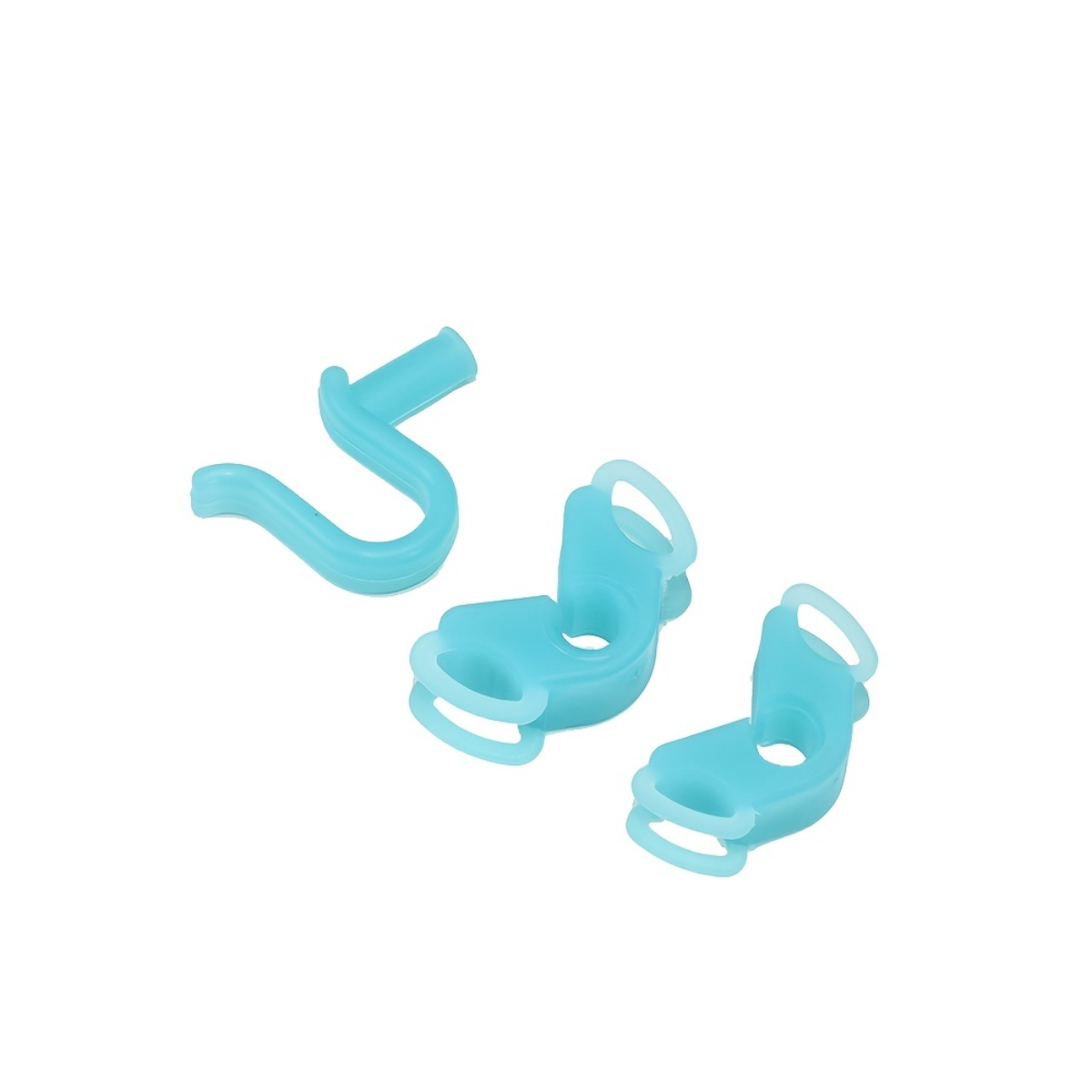 Набір прикусний силіконовий блок ротороз 2 шт+ гачок тримач щоки 1шт 135С, фото 1