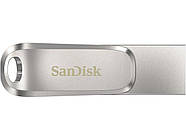 Флеш-накопичувач SanDisk USB 3.1 Ultra Dual Luxe Type-C 128Gb (150 Mb/s), фото 4