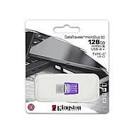 Флеш-накопичувач Kingston USB 3.2 DT microDuo 3C 128GB (Type-A/Type-C) (200Mb/s), фото 3