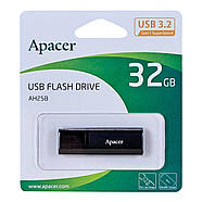 Флеш-накопичувач Apacer USB 3.2 Gen 1 AH25B 32Gb Black, фото 3