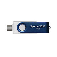 Флеш-накопичувач Patriot USB 3.2 Gen 1 Xporter X550 32GB Type-A+C, фото 4