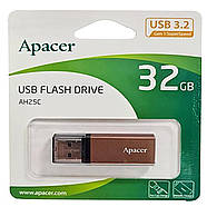 Флеш-накопичувач Apacer USB 3.2 Gen 1 AH25C 32GB Bronze, фото 3