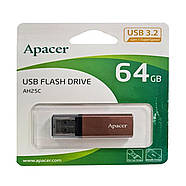 Флеш-накопичувач Apacer USB 3.2 Gen 1 AH25C 64GB Bronze, фото 3
