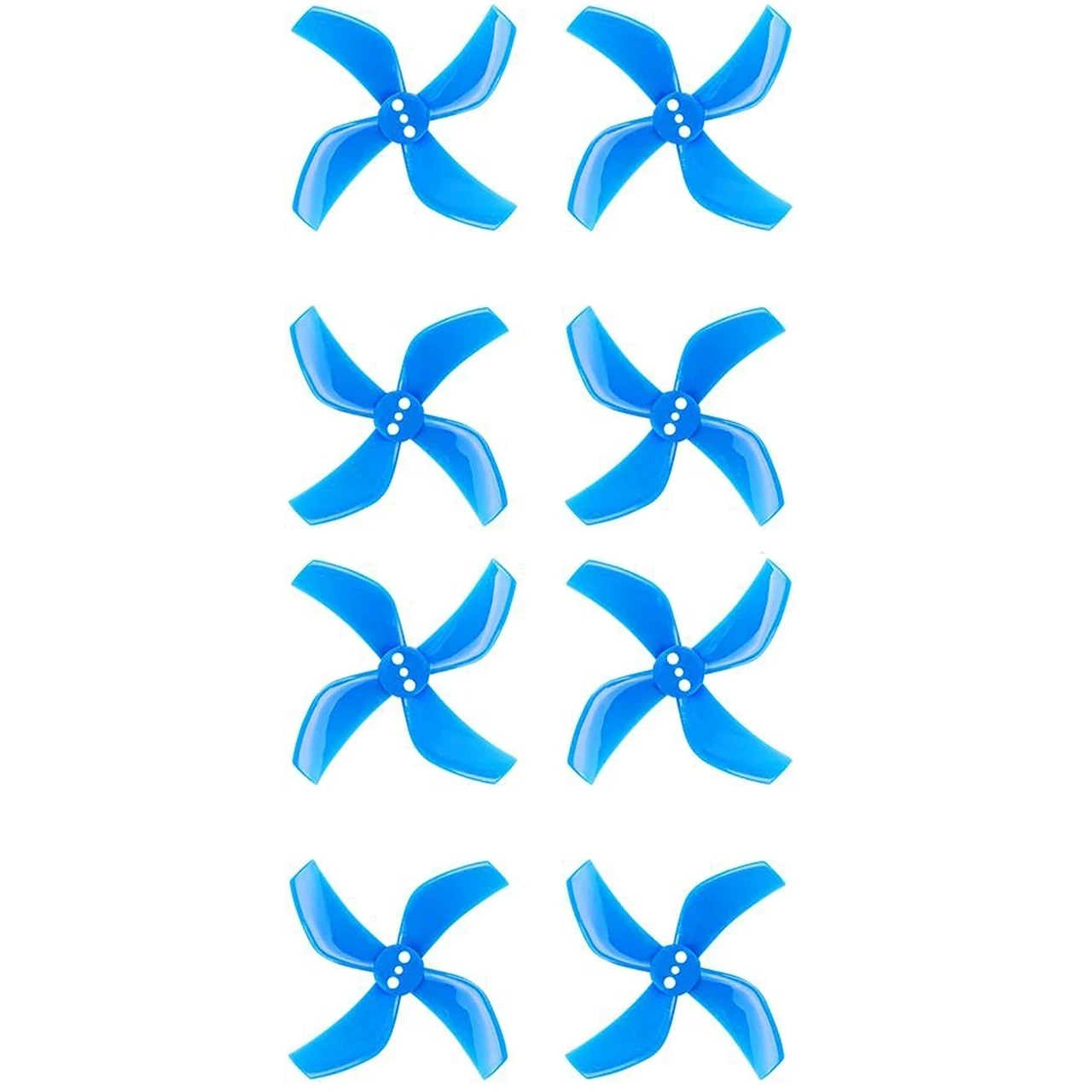 Gemfan D51 2020 Ducted 51 мм 4 лопаті (1,5 мм вал) для дронів 2S FPV |Сetus X, Meteor85, Mobula8| (8 шт, Blue)