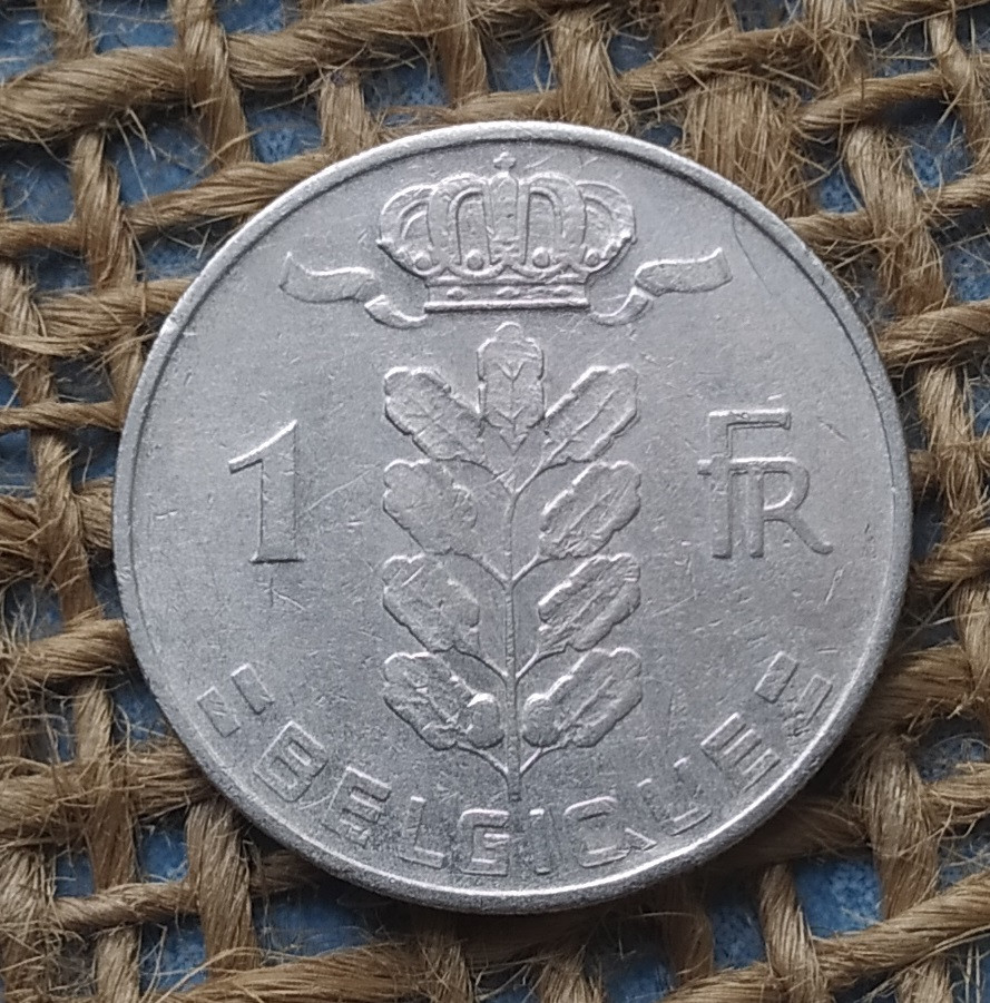 1 франк 1970 року. Бельгiя