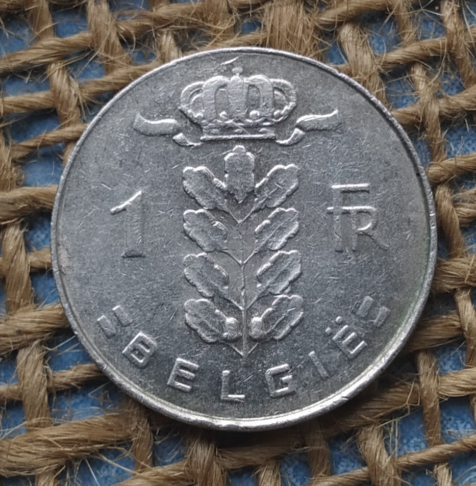 1 франк 1978 року. Бельгiя