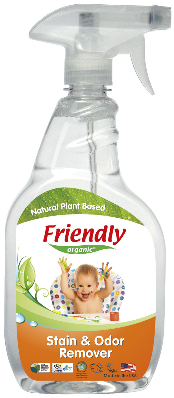 Органічний концентрований засіб від плям та запахів Friendly Organic лимон 650 мл.