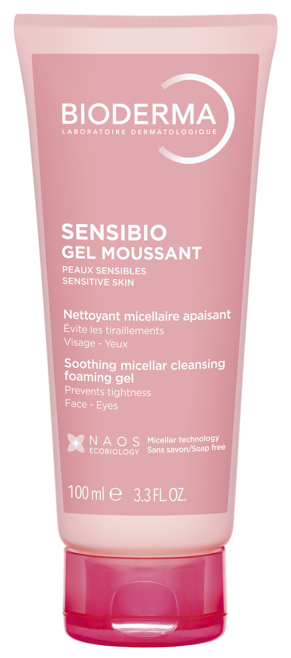 Біодерма Сенсібіо очисний гель для чутливої шкіри Bioderma Sensibio Gel Moussant 100 мл